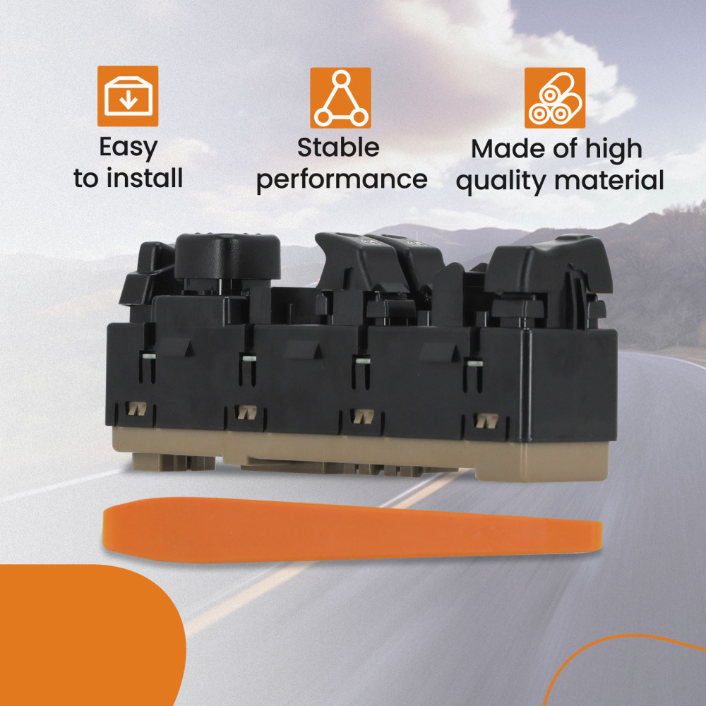 Power Window Switch Front Left compatible for Chevrolet Silverado 1500/2500/3500 compatible for GMC NEW