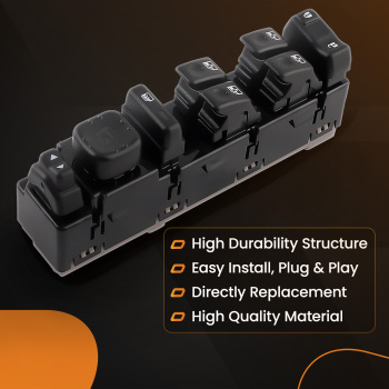 Driver Side Master Power Window Control Switch compatible for Hummer H2 03-07 15883429