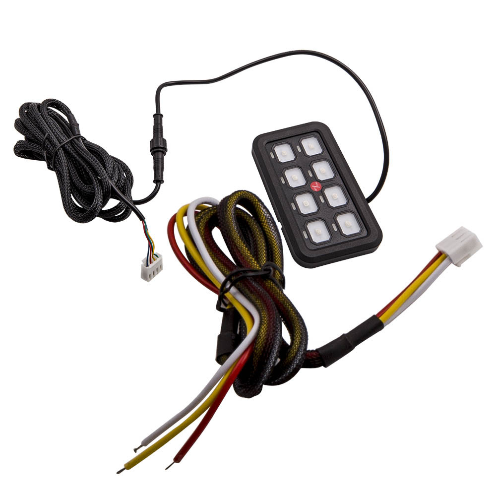 Universal 8 Gang Switch Panel for off-roadtruckUTVATVRV SUV car boat new