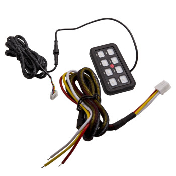 Universal 8 Gang Switch Panel for off-roadtruckUTVATVRV SUV car boat new