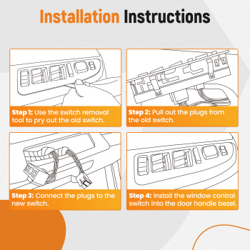 Master Power Window Switch Front Left compatible for GMC Chevrolet Avalanche 1500 2004-06
