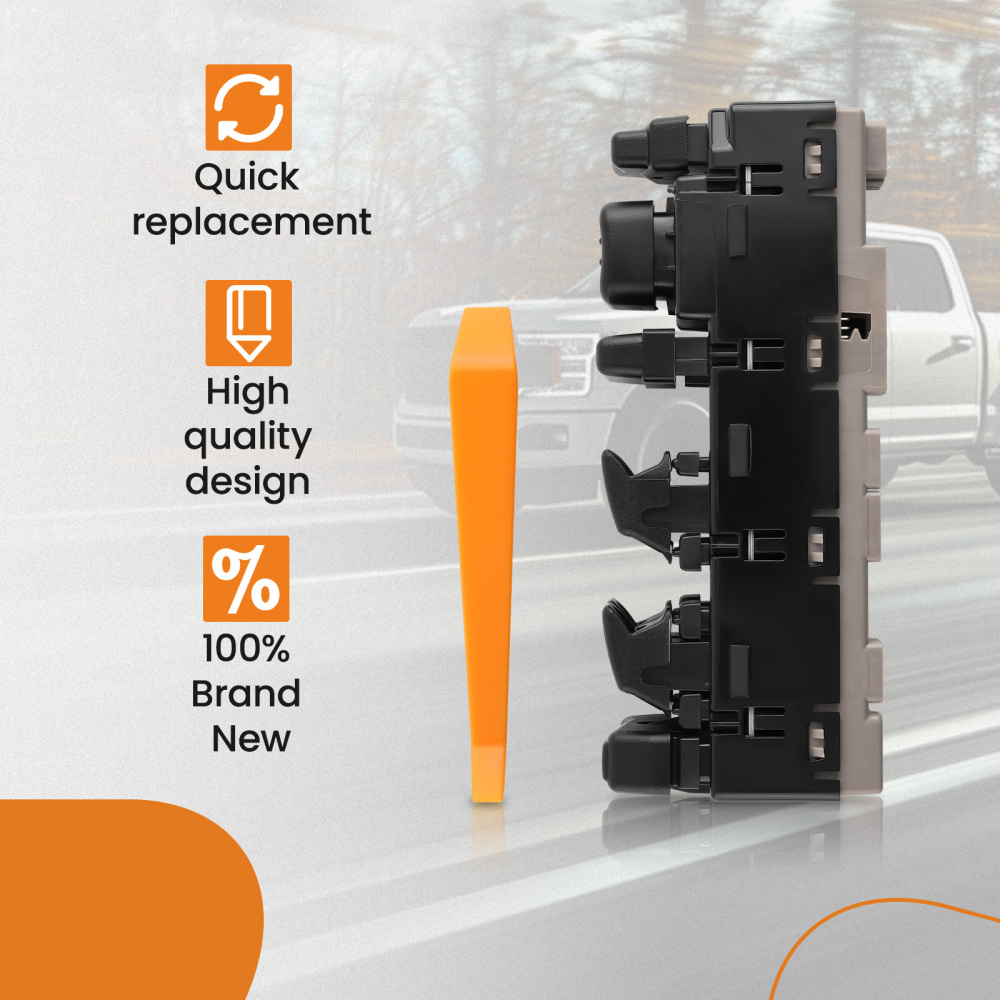 Master Power Window Switch Front Left compatible for GMC Chevrolet Avalanche 1500 2004-06