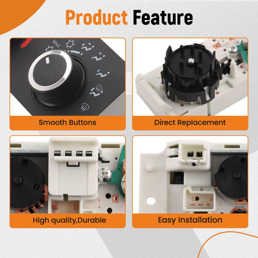 HVAC Climate Control Panel Module compatible for Chevrolet GMC Express 2500 3500 599-217