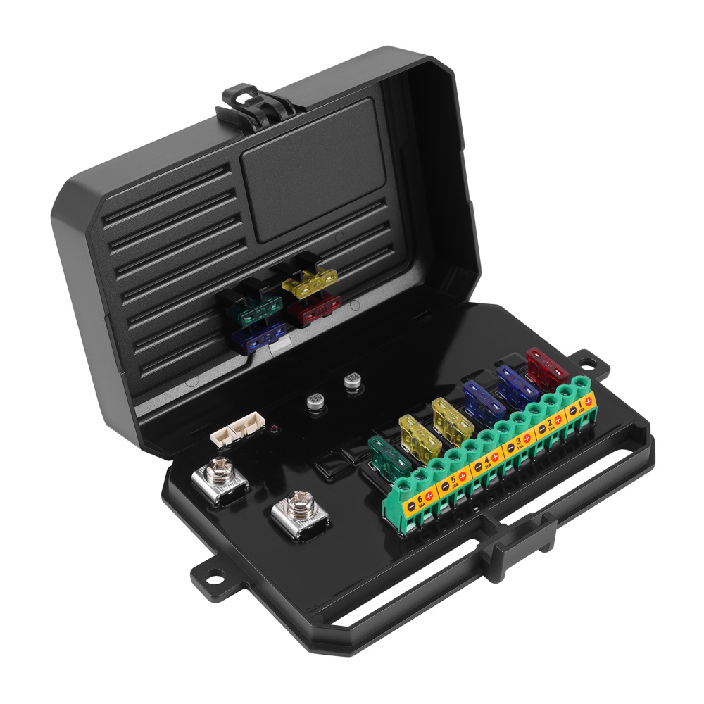 Pannello Interruttori 6 Gang Touch 12-24V For Auto Camion ATV Barca Offroad 60A