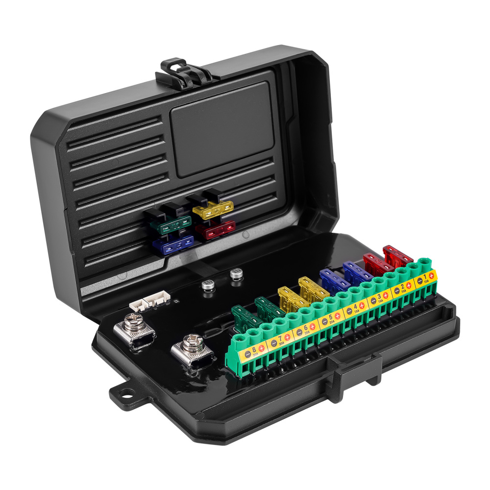 8 Gang Switch Panel Kit RGB APP Automatic Dimmable Off Road LED Light Controller