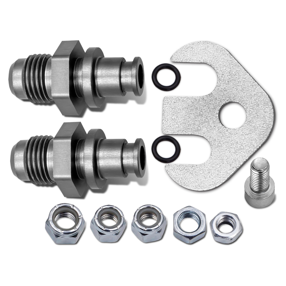 Power Steering Rack AN6 Conversion Fittings compatible for Ford Crown Victoria 03-11