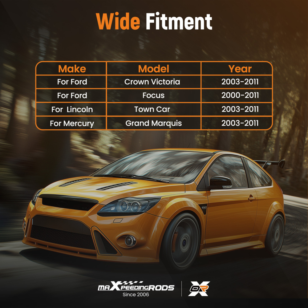 Power Steering Rack AN6 Conversion Fittings compatible for Ford Crown Victoria 03-11