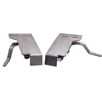 2X Weld On Skid Steer Quick Attach Conversion Adapter Quick Tach Latch Box