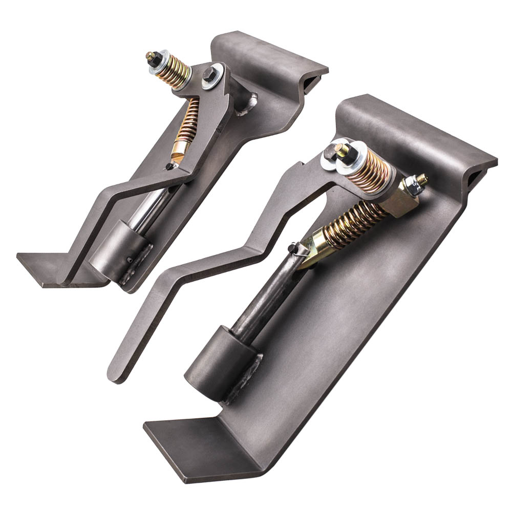 2X Weld On Skid Steer Quick Attach Conversion Adapter Quick Tach Latch Box-image-TCA-RACK-A71-LC