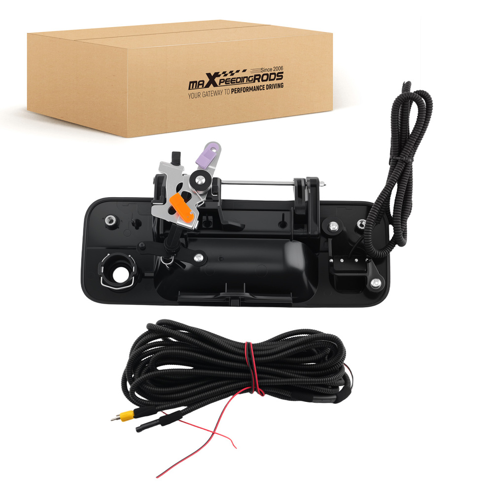 Rear Tailgate Handle Backup Camera compatible for Toyota Tundra 07-13 690900C050 Black