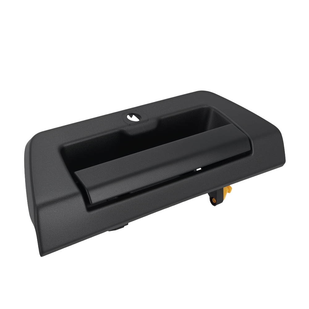 Black Rear Liftgate Handle compatible for Ford F-150 2015-2017 FL3Z9943400AA Textured