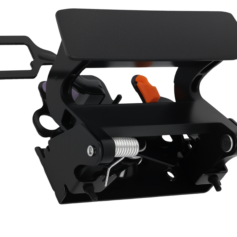 Black Rear Tailgate Handle Bezel compatible for Silverado 2007-2014 17802393 Lock