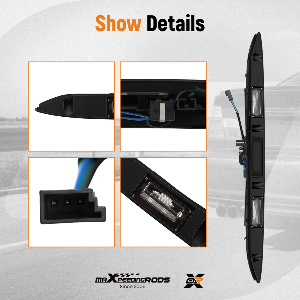 Black Boot Handle compatible for MINI Cooper R50 2000-2006 51137167530 ABS Plastic