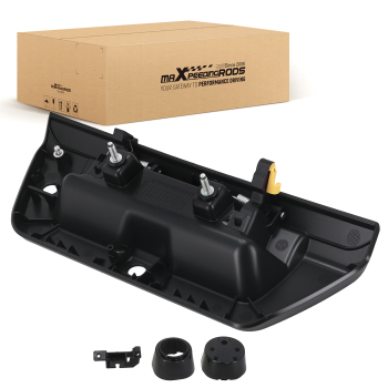 Black Front Tailgate Handle compatible for Ford F-150 2015-2017 FL3Z9943400AA