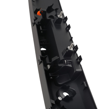 Black Rear Handle Assembly compatible for Ford E-350/E-450 2017-2019 HC3Z9943400PA Chrome