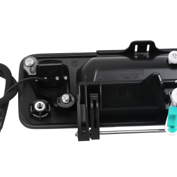 Black Rear Tailgate Handle compatible for Toyota Tundra 14-20 compatible for Tacoma 16-22 TO1915118