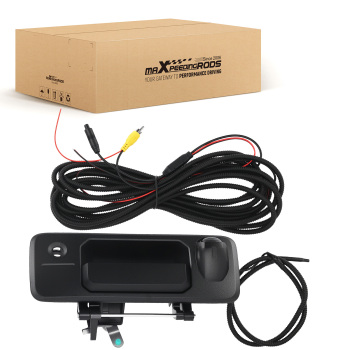 Black Rear Tailgate Handle compatible for Toyota Tundra 14-20 compatible for Tacoma 16-22 TO1915118