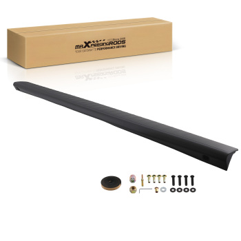 Black Tailgate Molding Protector Cap Spoiler Cover For 2002-2008 compatible for Dodge Ram 1500