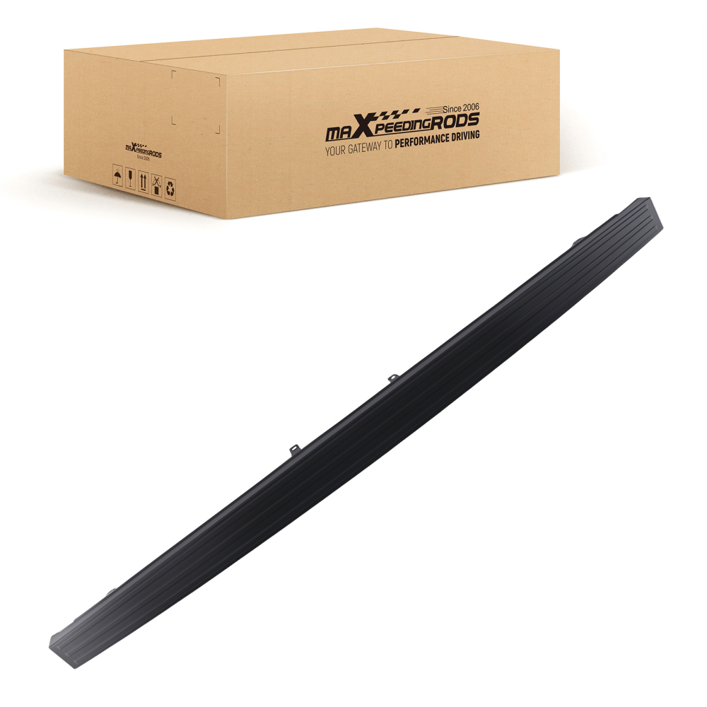 Rear Tailgate Cover Molding compatible for Ford F150 Styleside 2009-2014 Black