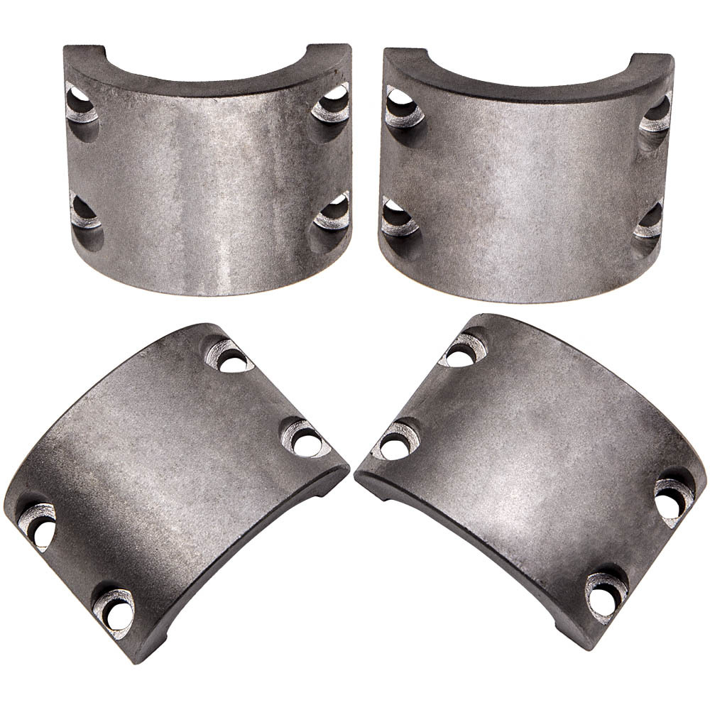 4pcs Steel Tube Clamps Bolt On 1.75 1 3/4 Roll Cage Mounts Lightbar Tire Mount