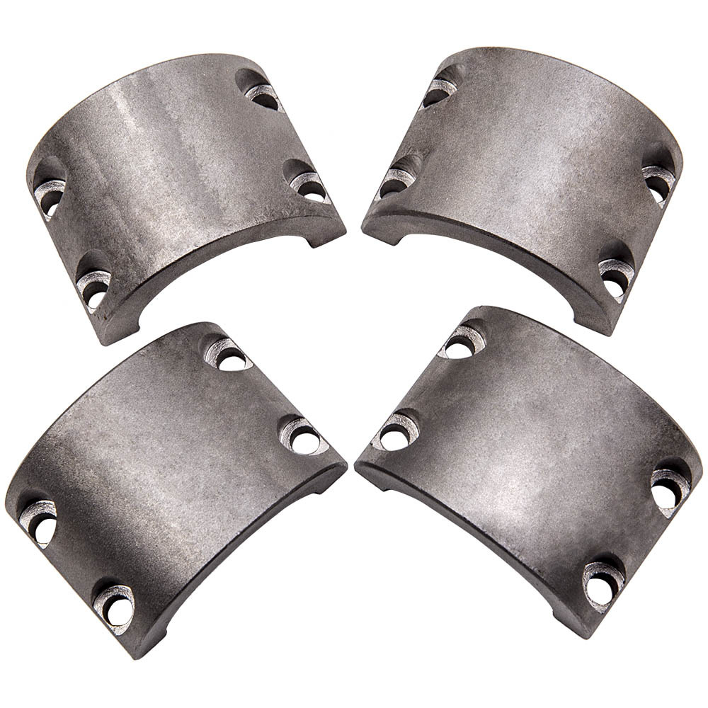 4pcs Steel Tube Clamps Bolt On 1.75 1 3/4 Roll Cage Mounts Lightbar Tire Mount