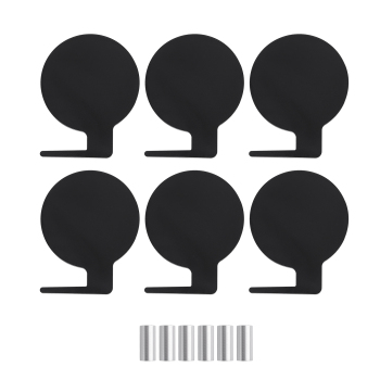 6 AR500 Target Tree Steel Target Set 6 x 6 X 3/8 Target Paddles Dueling Tree
