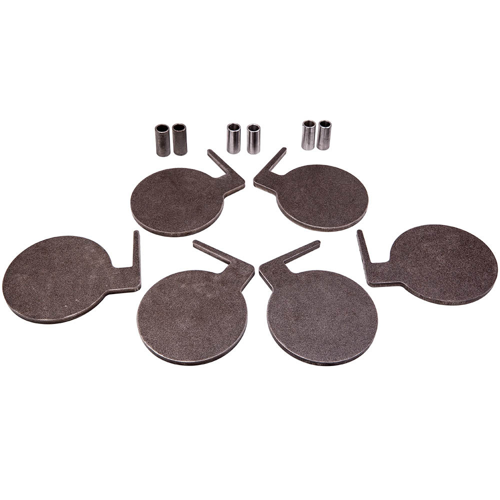 Q235 Dueling Tree Steel Target 6pcs 6 x 3/8 Pads DIY Shooting