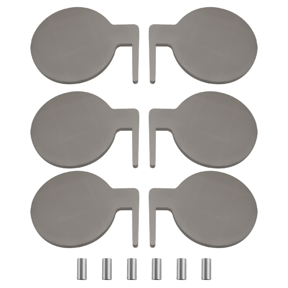 Q235 acciaio Bersaglio DUELLO Albero da te KIT 6pc 6