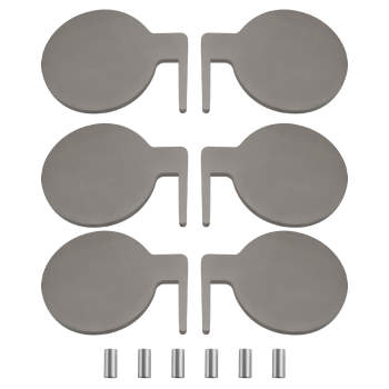 Q235 Dueling Tree Steel Target 6pcs 6 x 3/8 Pads DIY Shooting