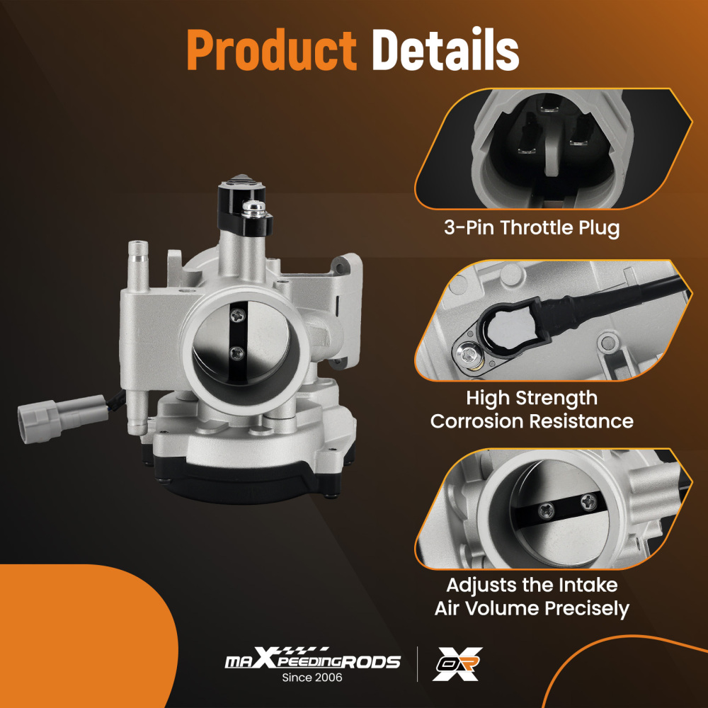 Throttle Body compatible for Polaris Ranger Ranger Crew compatible for Ranger XP 700 2006-2009 1203160