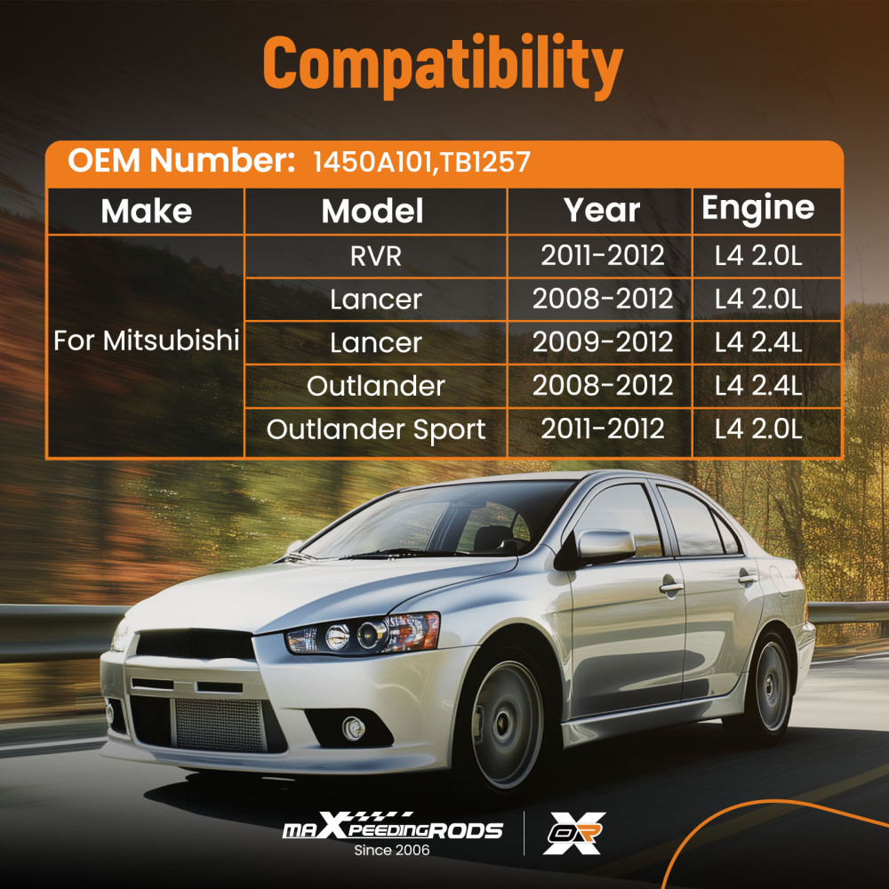 Throttle Body compatible for Mitsubishi Lancer L4 2.0L 2008-2012 Outlander 2.4L 1450A101