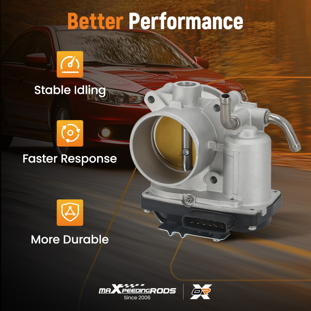 Throttle Body compatible for Mitsubishi Lancer L4 2.0L 2008-2012 Outlander 2.4L 1450A101