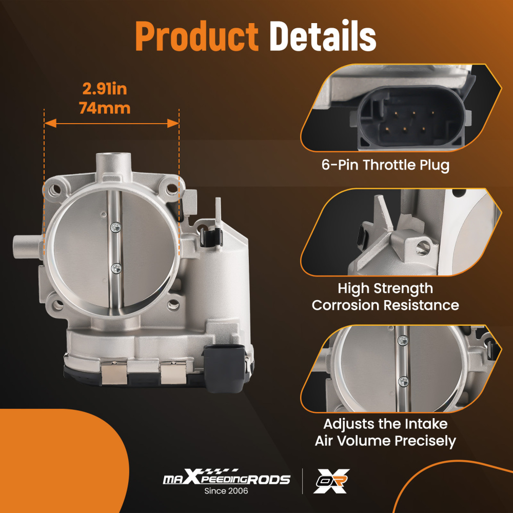 Throttle Body compatible for Mercedes-Benz C350 C230 E350 G500 ML450 3.0/3.5/5.0 1131410125