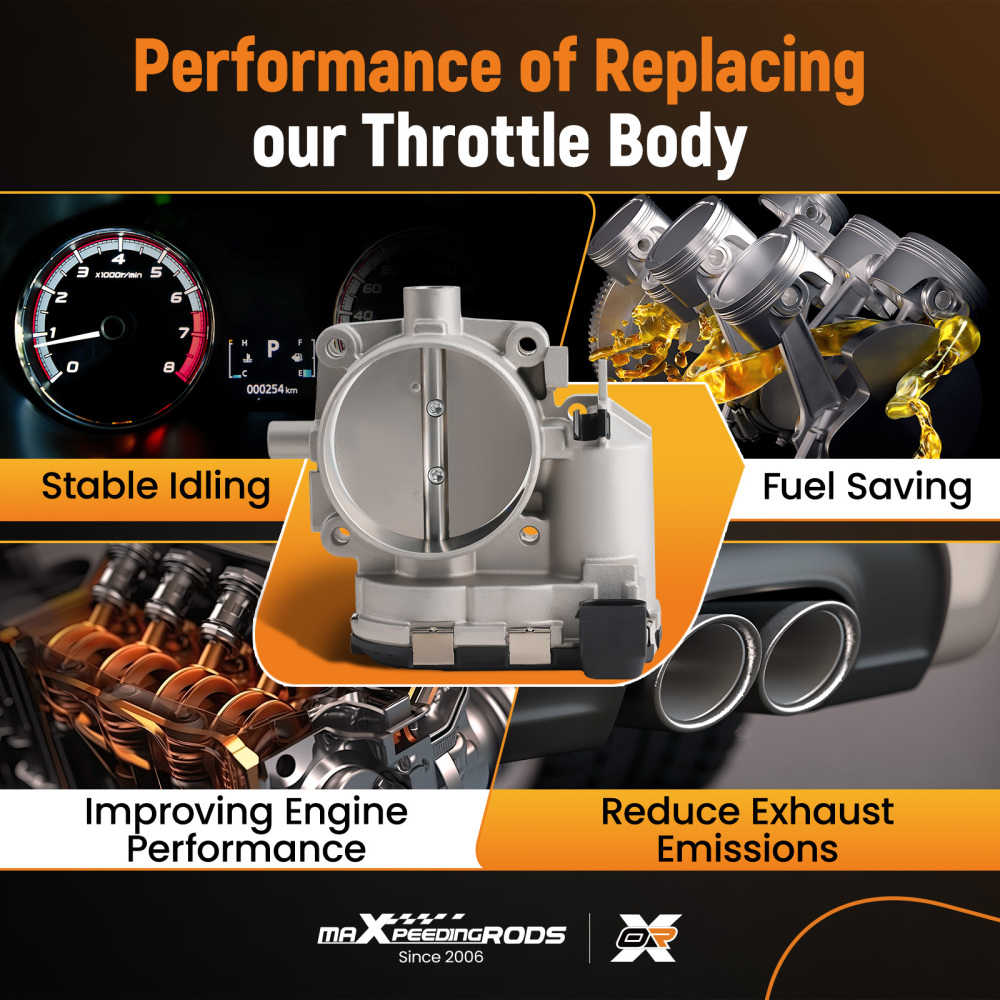 Throttle Body compatible for Mercedes-Benz C350 C230 E350 G500 ML450 3.0/3.5/5.0 1131410125