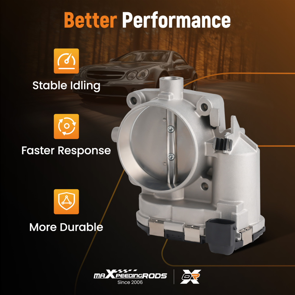 Throttle Body compatible for Mercedes-Benz C350 C230 E350 G500 ML450 3.0/3.5/5.0 1131410125