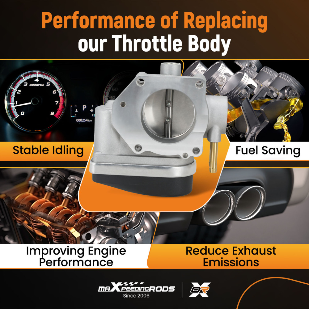 Throttle Body compatible for Ford Fusion compatible for Mercury Milan 3.0L 2006-2009 compatible for Lincoln Zephyr S20028