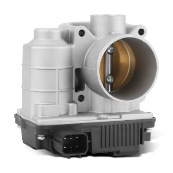 Throttle Body Assembly compatible for Nissan Sentra 1.8L  2003-2006 S20052 Silver Aluminum