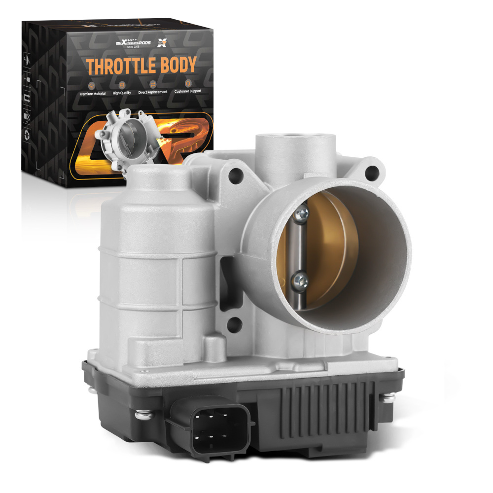 Throttle Body Assembly compatible for Nissan Sentra 1.8L  2003-2006 S20052 Silver Aluminum