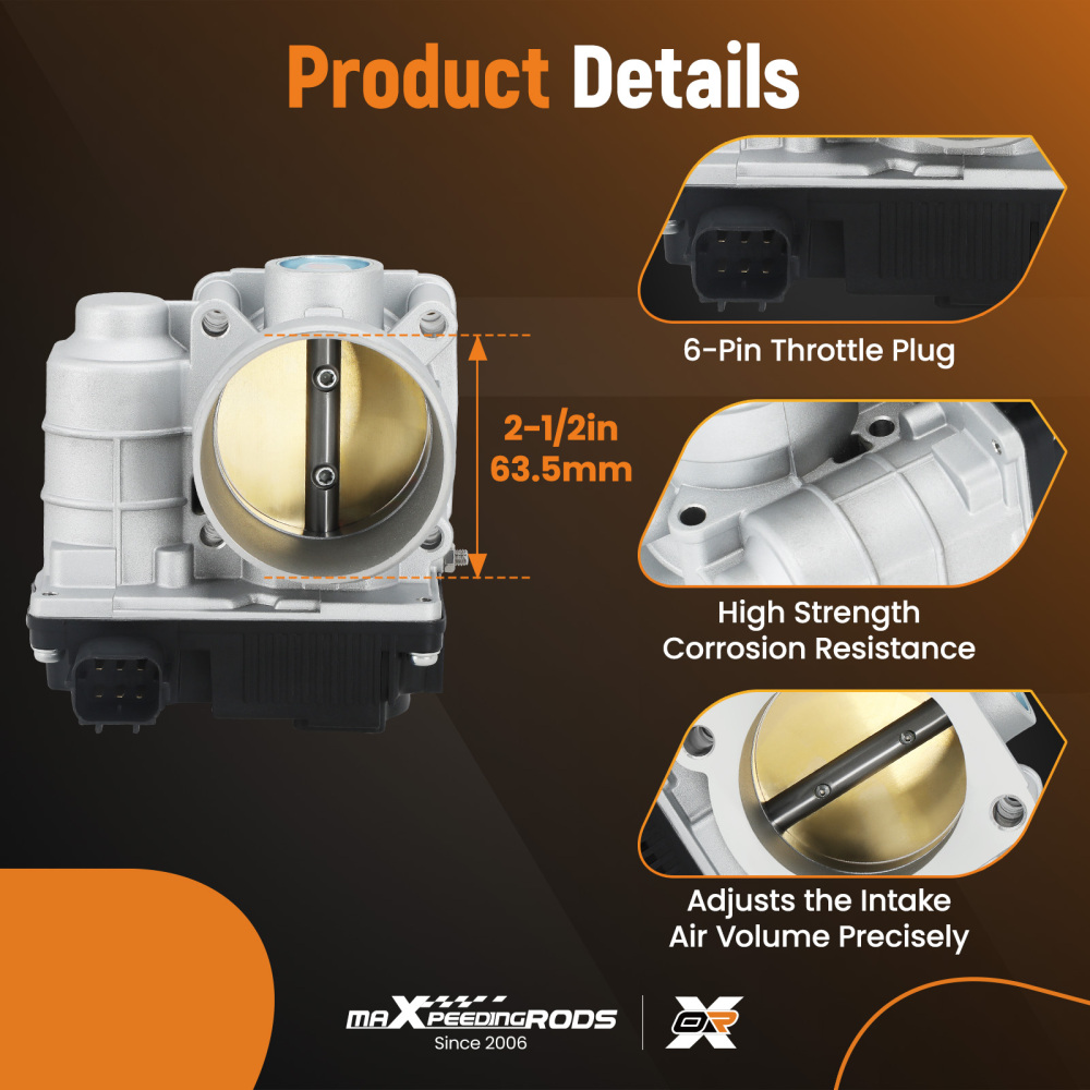 Throttle Body compatible for Nissan Altima Sentra 2.5L 2002-2006 compatible for Nissan X-Trail 2002-2008