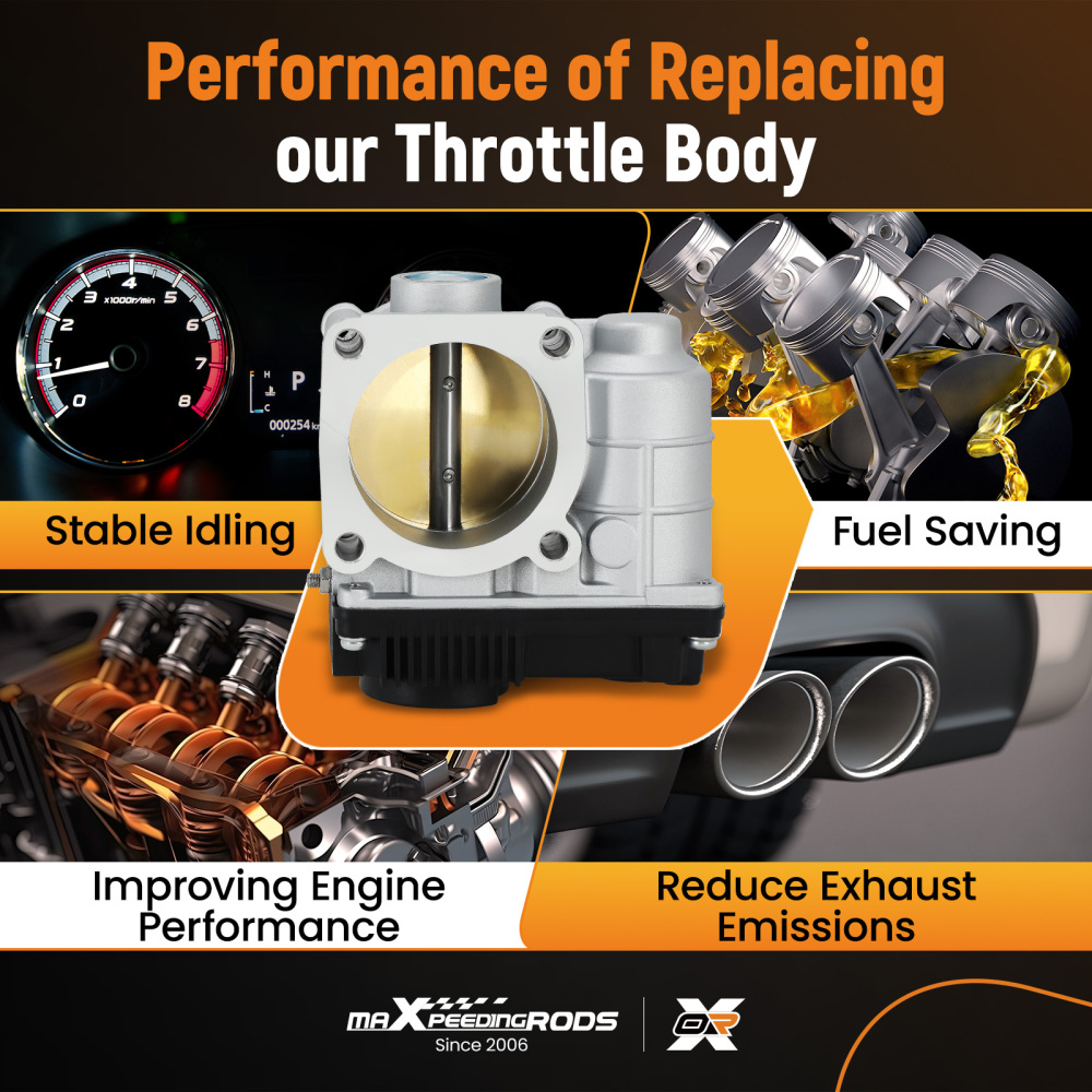 Throttle Body compatible for Nissan Altima Sentra 2.5L 2002-2006 compatible for Nissan X-Trail 2002-2008