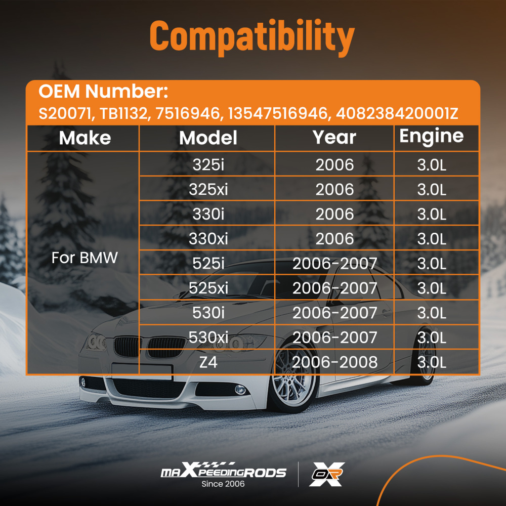 Throttle Body compatible for BMW 325i 330xi E90 525i 525xi 530i 530xi E60 3.0L 13547516946