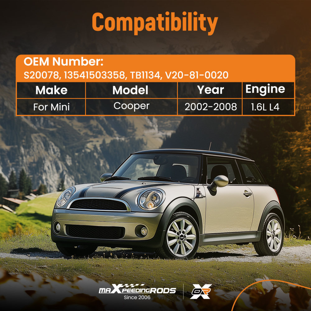 Fuel Injection Throttle Body compatible for Mini Cooper 1.6L 2002-2008 S20078 13541503358