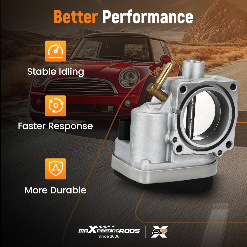 Fuel Injection Throttle Body compatible for Mini Cooper 1.6L 2002-2008 S20078 13541503358
