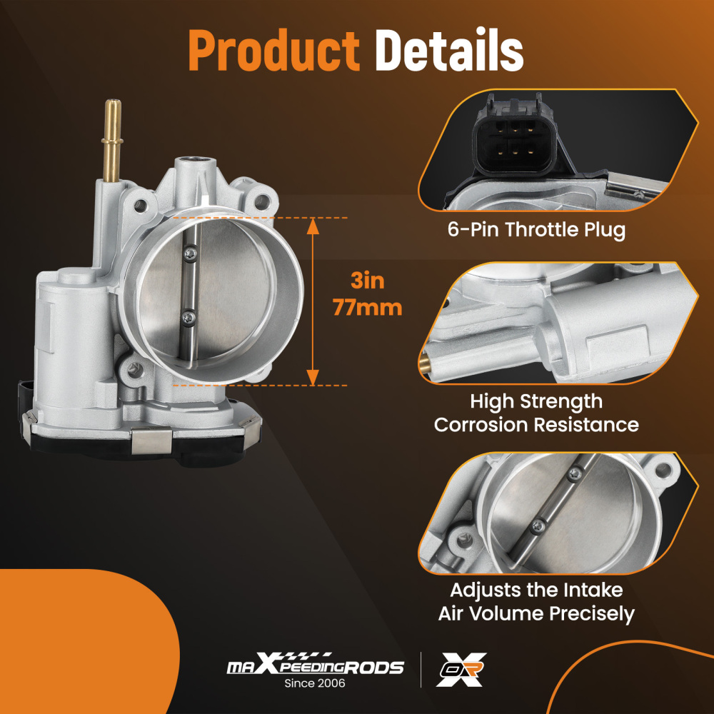 Throttle Body compatible for Chevrolet Colarado compatible for GMC Canyon 3.7L 2008-2012 compatible for Hummer 12694877