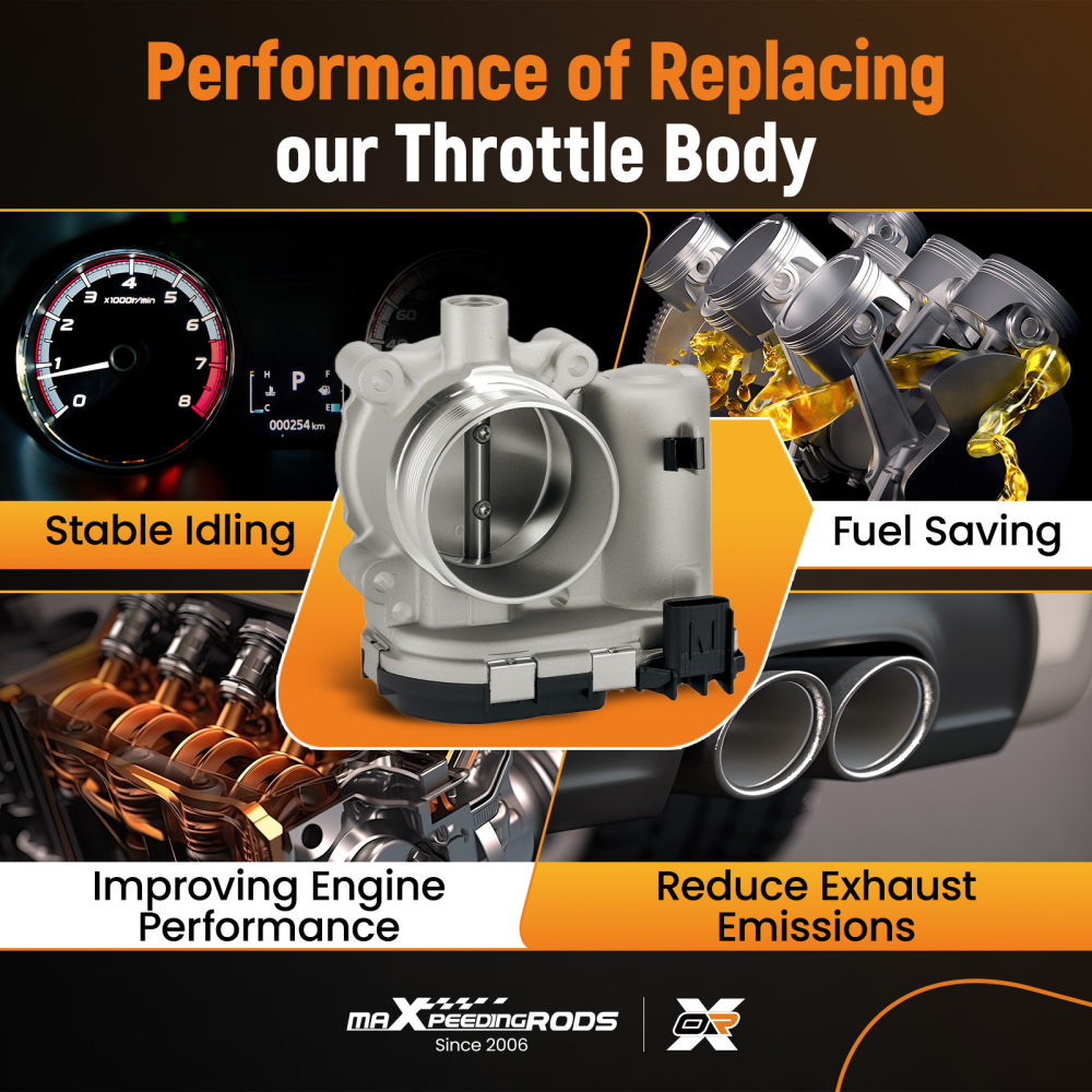 Throttle Body compatible for Ford Focus Edge Escape Explorer Fusion Taurus compatible for Lincoln MKT 2.0L