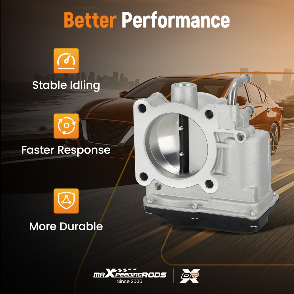 Throttle Body compatible for Nissan Altima Rogue NP300 X-Trail 2.5L 2013-2019 161193TA0A