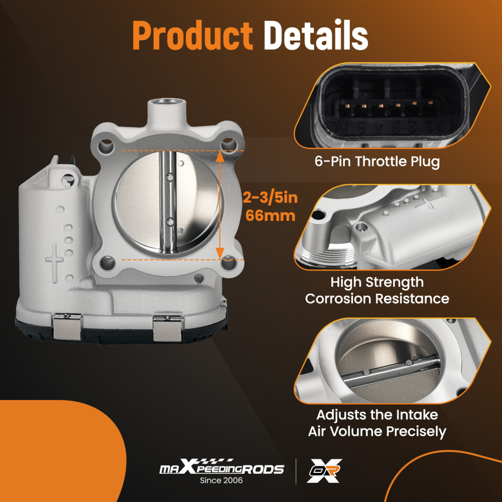 Throttle Body with TPS compatible for Ford Edge Escape Focus Fusion compatible for Lincoln MKC 2.0L S20239