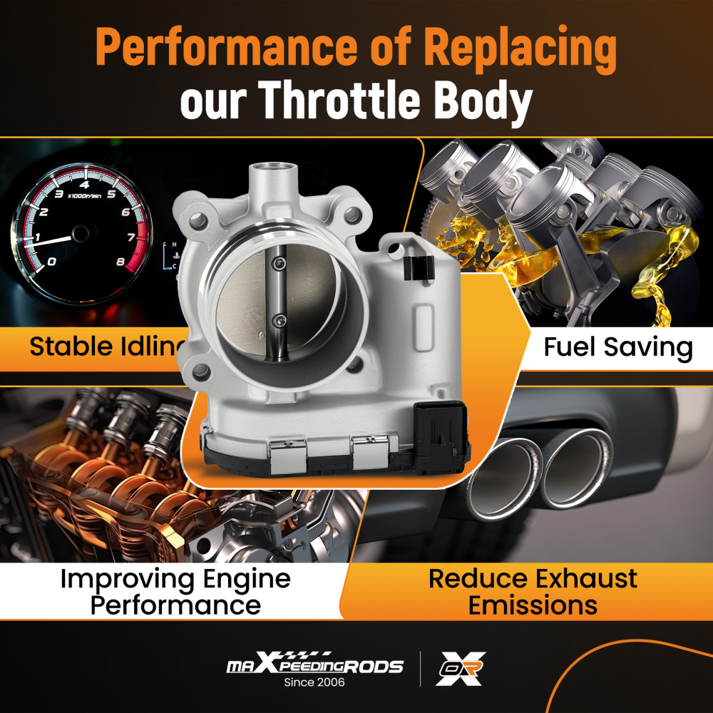 Throttle Body with TPS compatible for Ford Edge Escape Focus Fusion compatible for Lincoln MKC 2.0L S20239