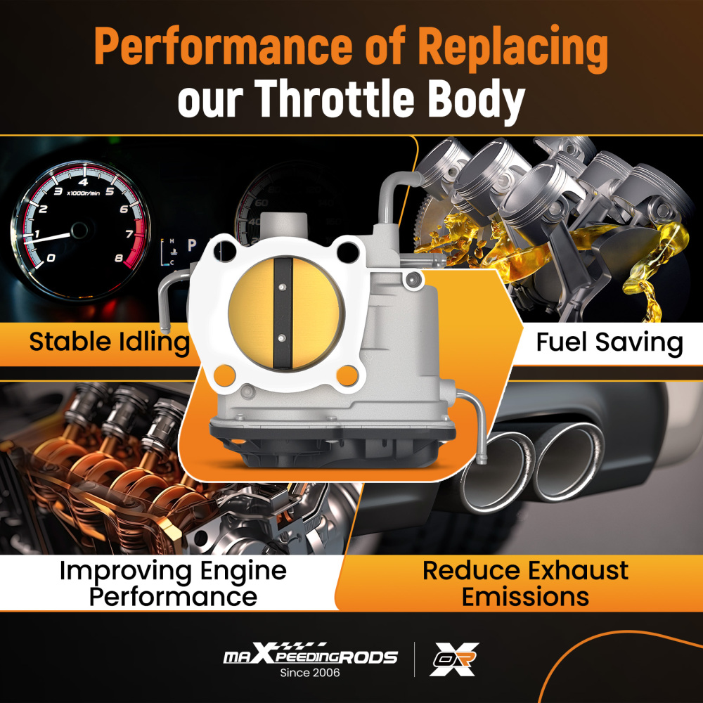 Throttle Body compatible for Toyota Camry Solara 2.4L 2004-2006 compatible for Rav4 Scion tC 22030-28040