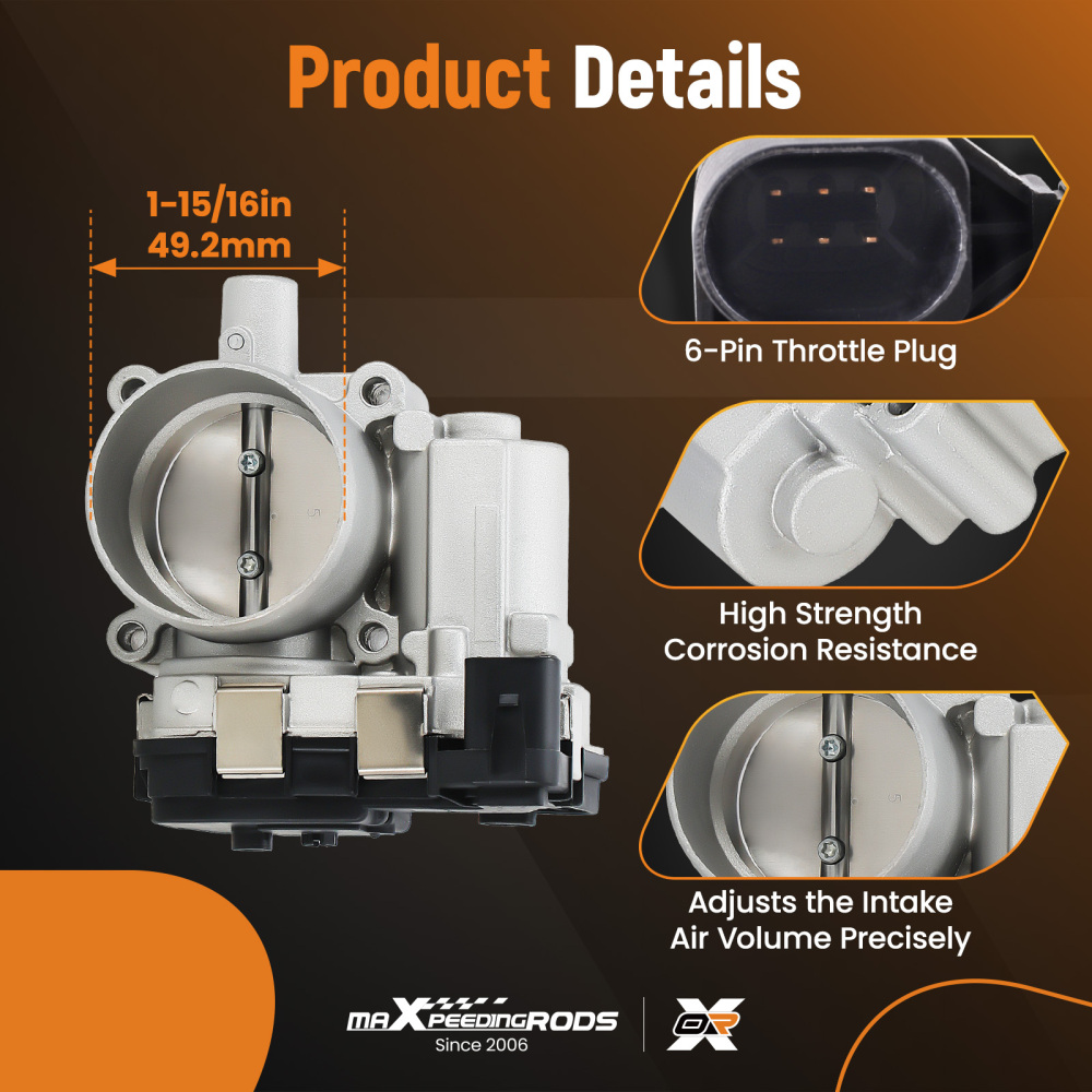 Fuel Injection Throttle Body compatible for Volkswagen Jetta 1.4L 2013-2015 2016 2017 2018